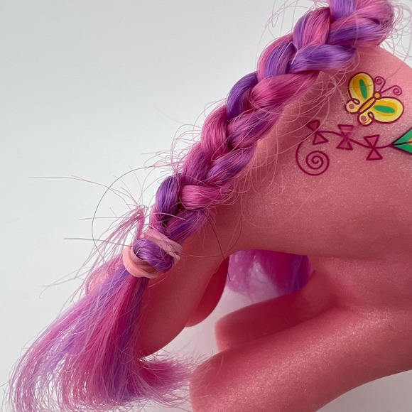 My Little Pony G3 Sky Wishes 2003 Hasbro Pink Purple Hair Butterfly Kite Pony - Picture 4 of 7